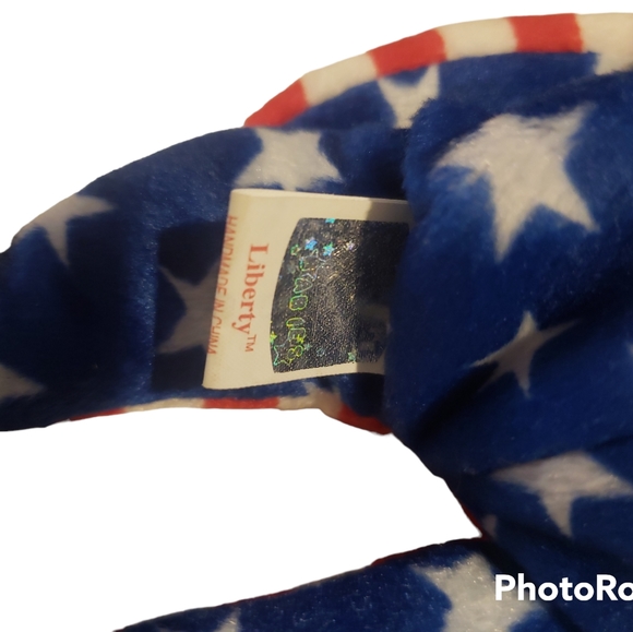 Vintage Ty Beanie Baby Liberty Bear - Picture 4 of 7